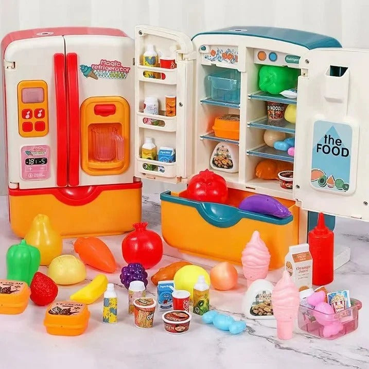 Kids Interactive Play Fridge Set (39 Pcs)