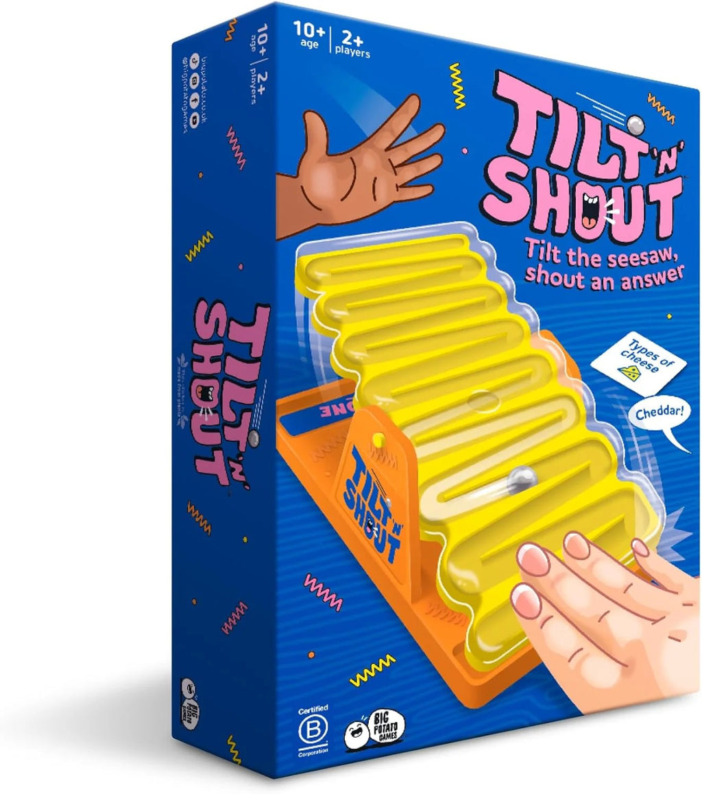 Tilt ’n’ Shout – Speedy Seesaw Family Board Game