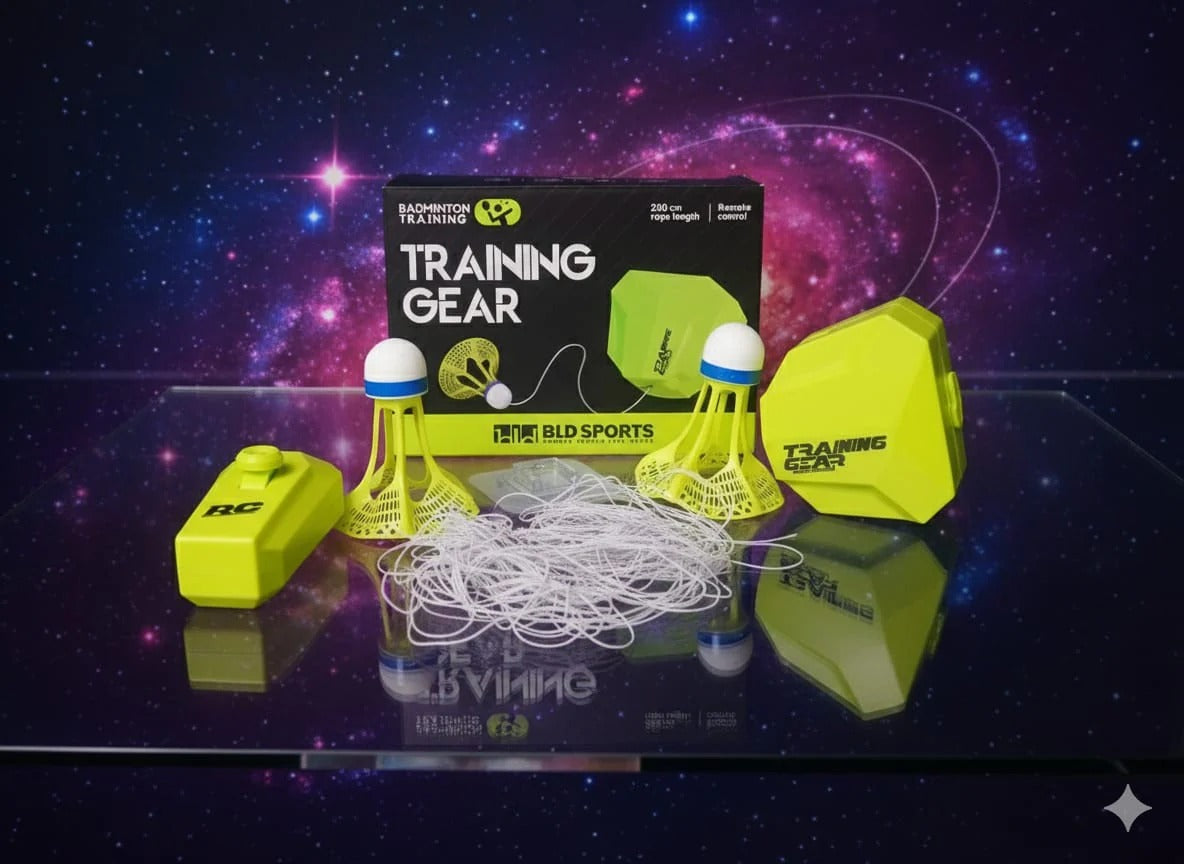 Badminton Training Gear with Remote Control (Racket Not Included)