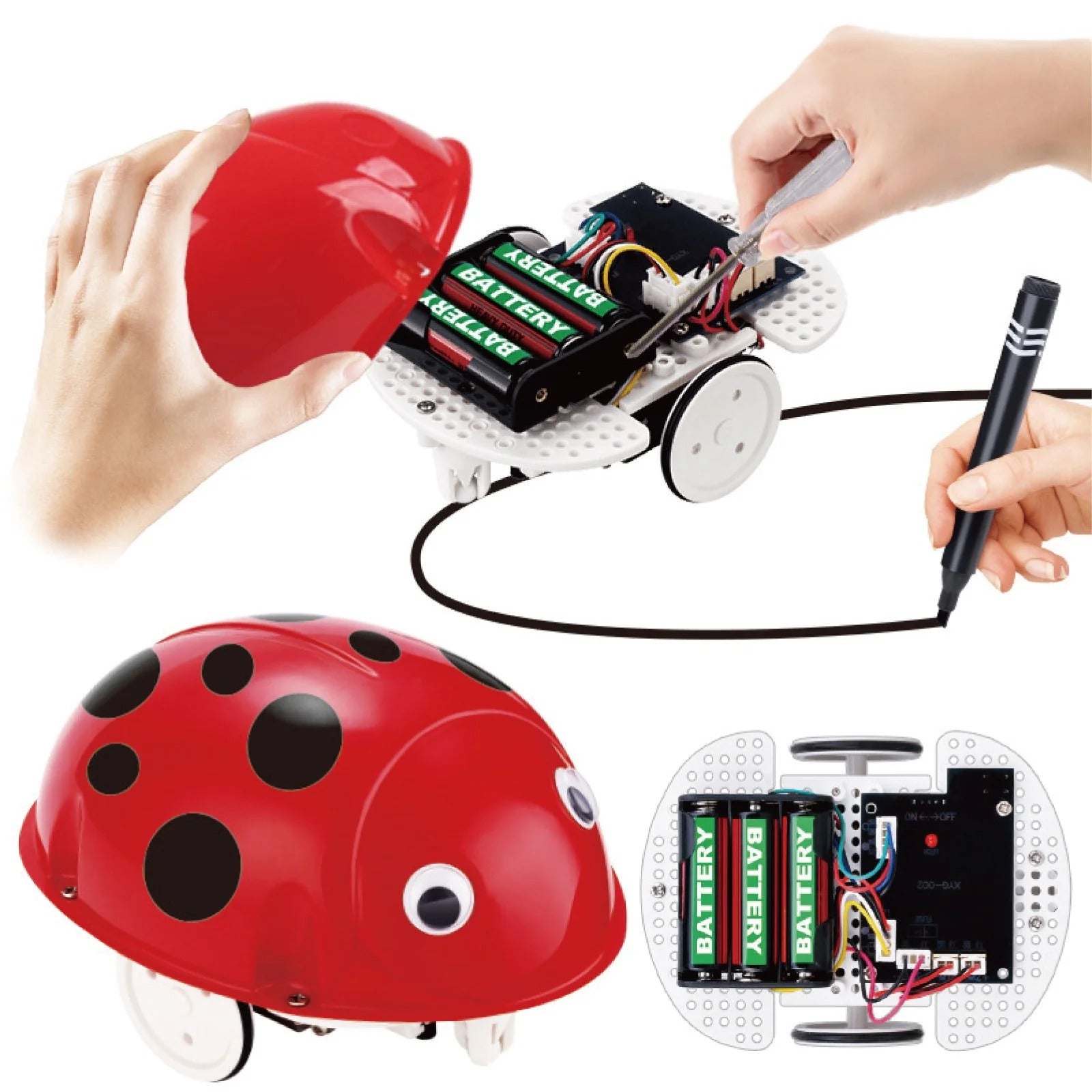 DIY STEM Line-Following Smart Car Kit for Kids