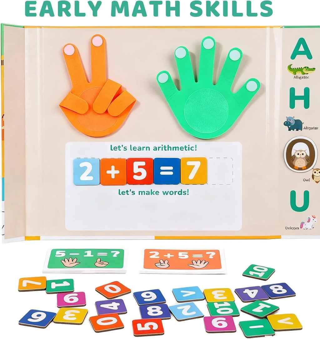 Study 2-in-1 Letter & Number Magnetic Board Book