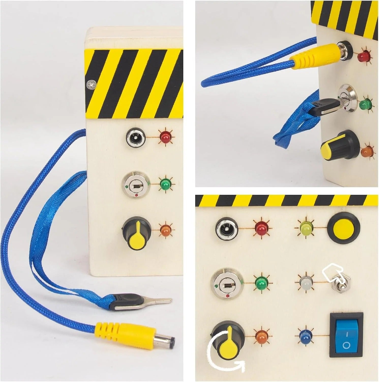 Wooden Busy Switch Board