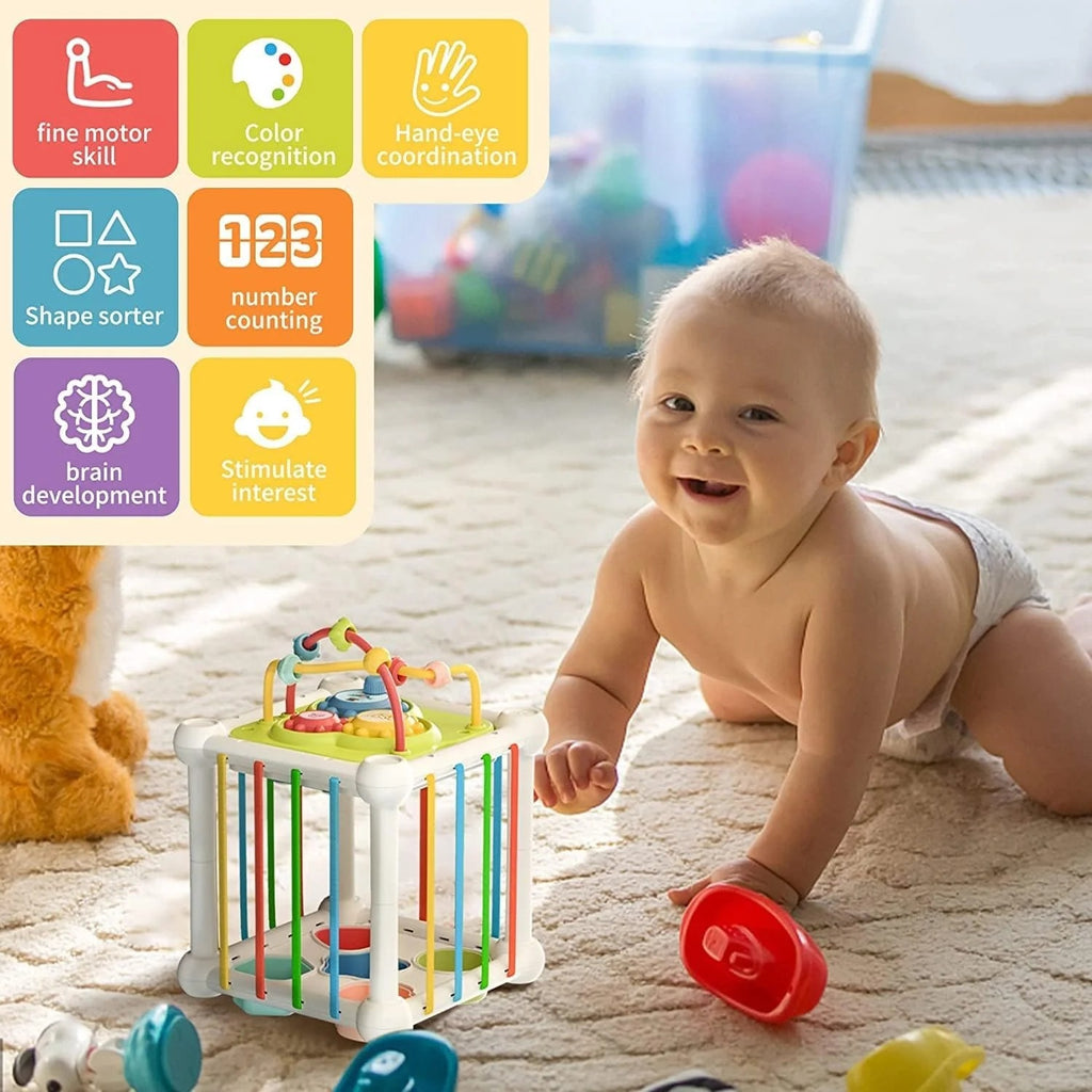 Baby Multifunction Activity Shapes Learning Cube