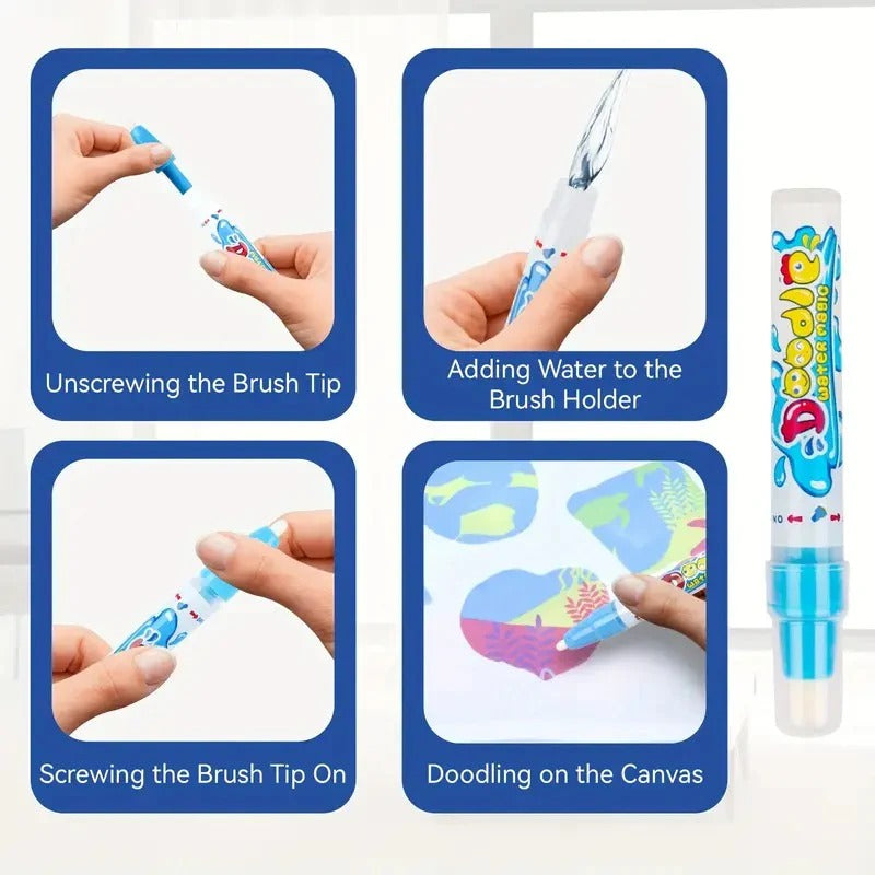 Large Size Magic Water Drawing Mat with accesories