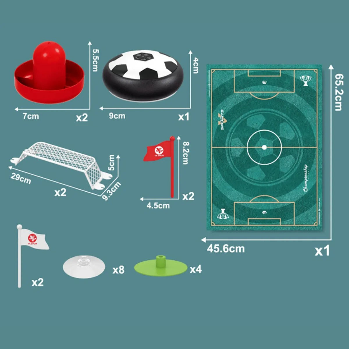 Air Football Court Hand Play – 2 Players Game