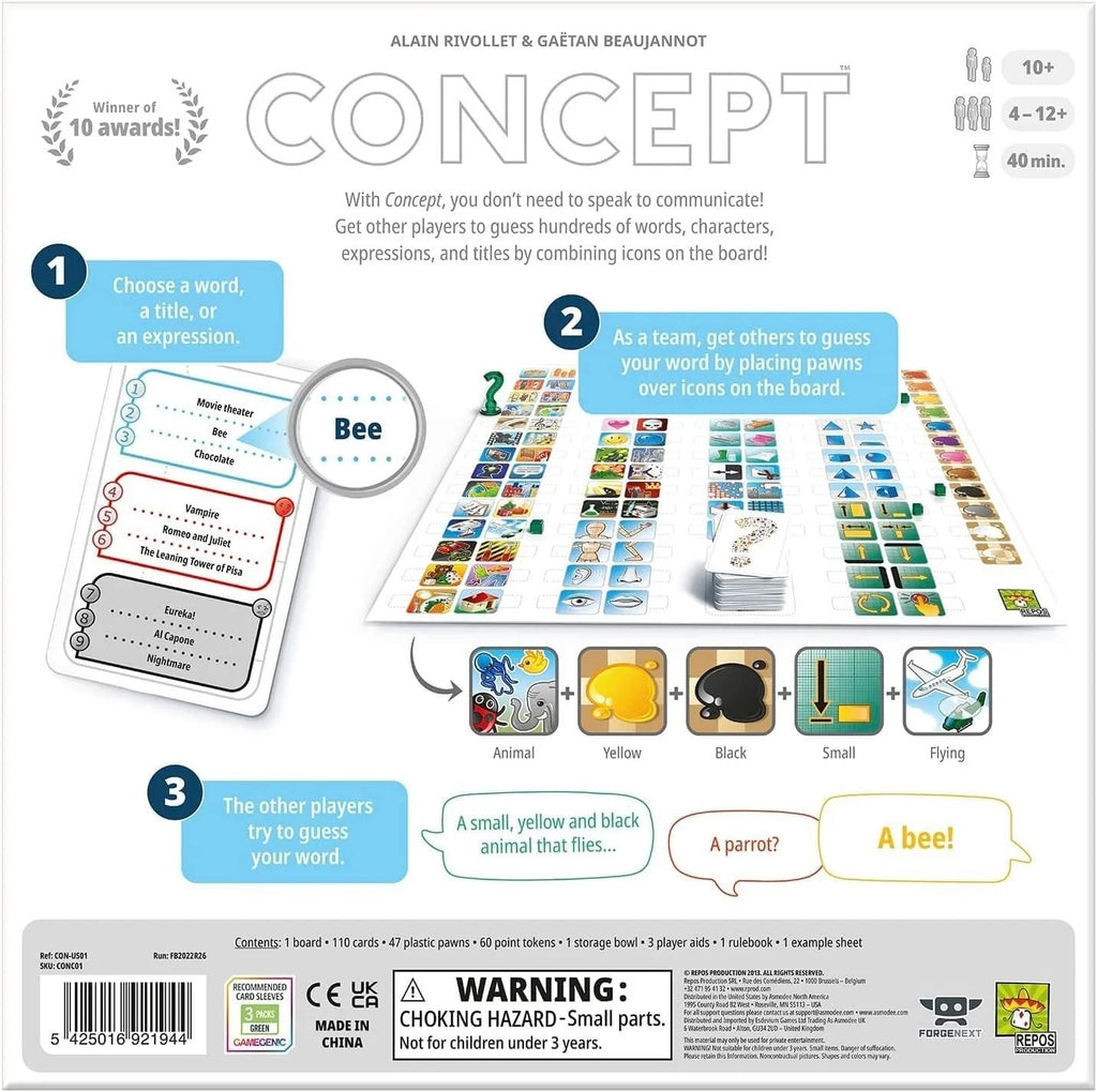 Concept Guess Board Game