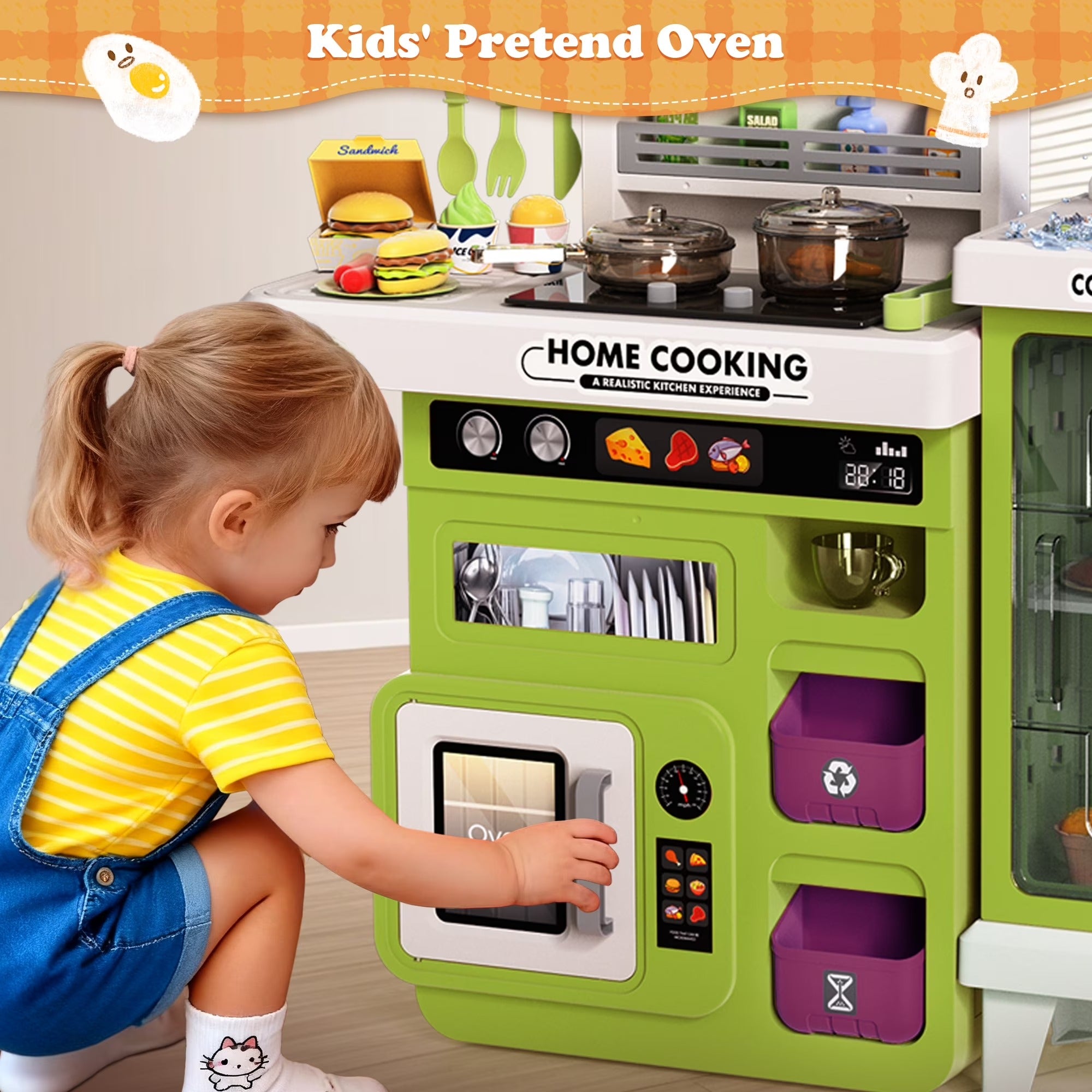 Western Kitchen Interactive Cooking Playset