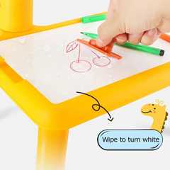 Giraffe Glow & Graffiti Study Table