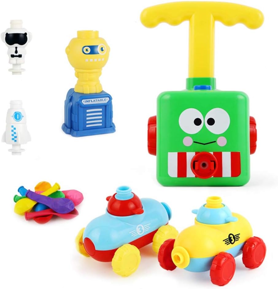 Air Pressure Balloon Powered Car Toy Set
