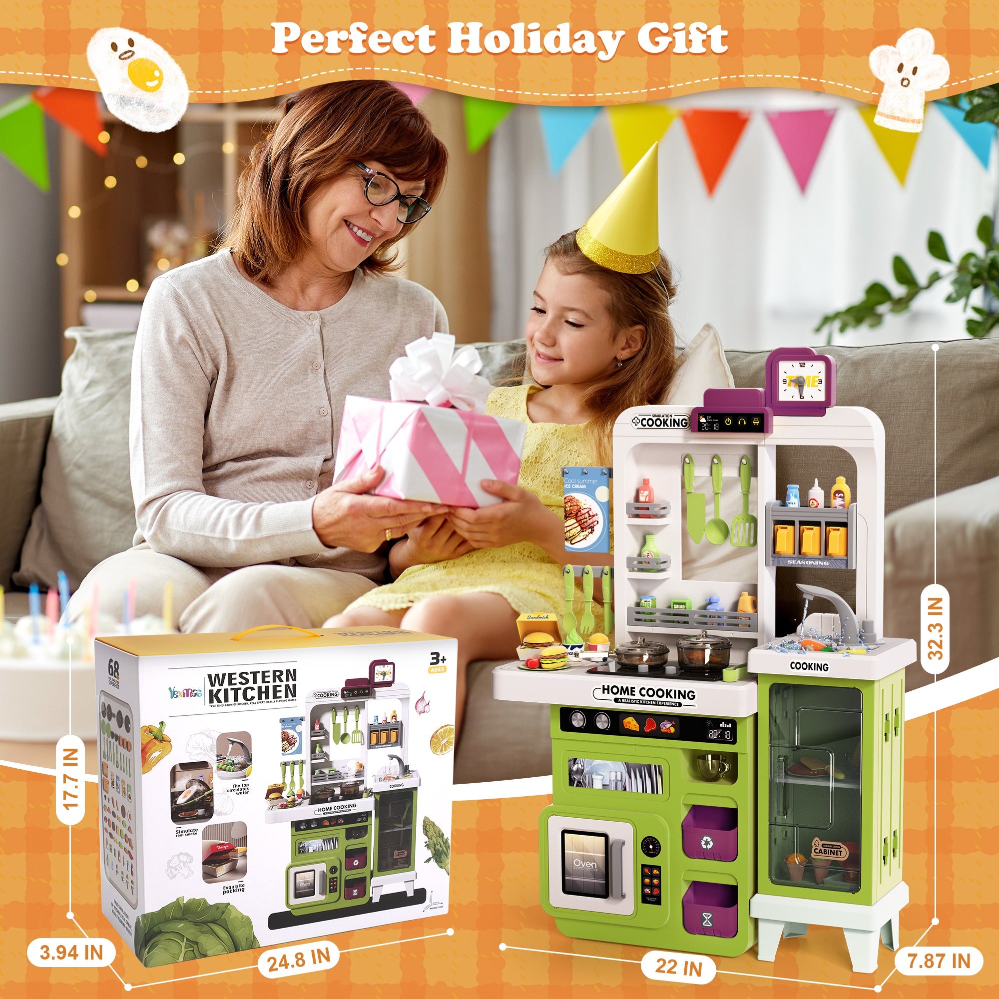 Western Kitchen Interactive Cooking Playset