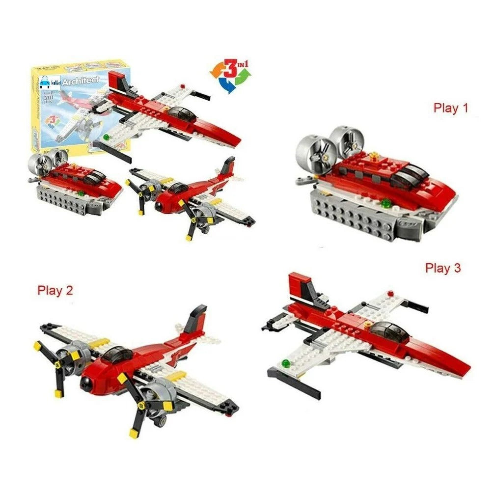 Architect 3-in-1 Building Blocks Set