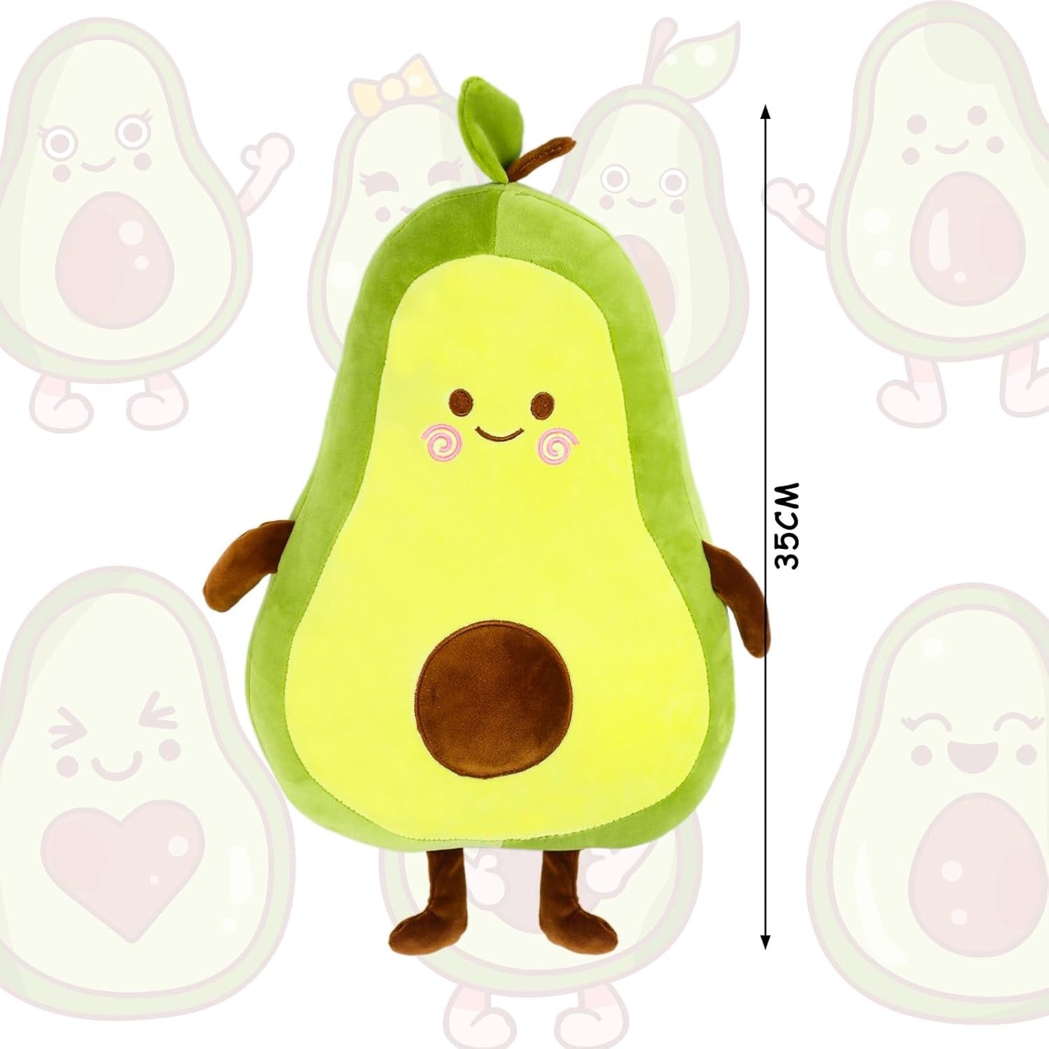 Cute Avocado Plush Soft Toy