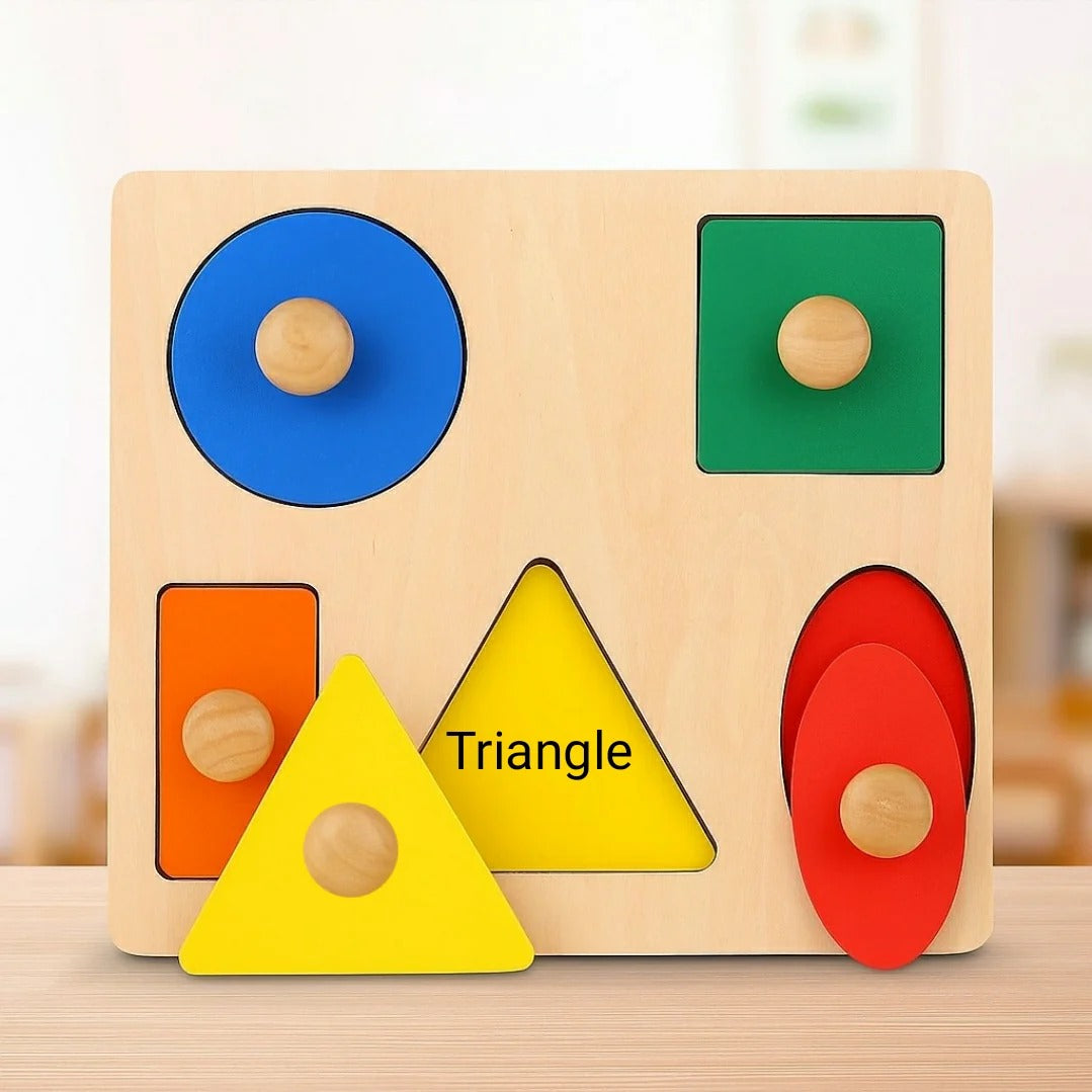 Wooden Sorting Knob Board