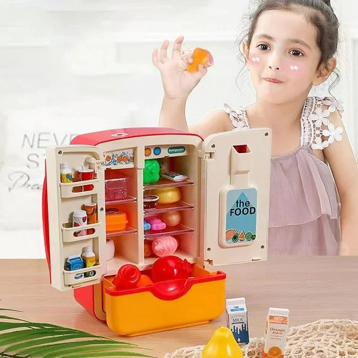 Mini Fridge Refrigerator Pretend Play