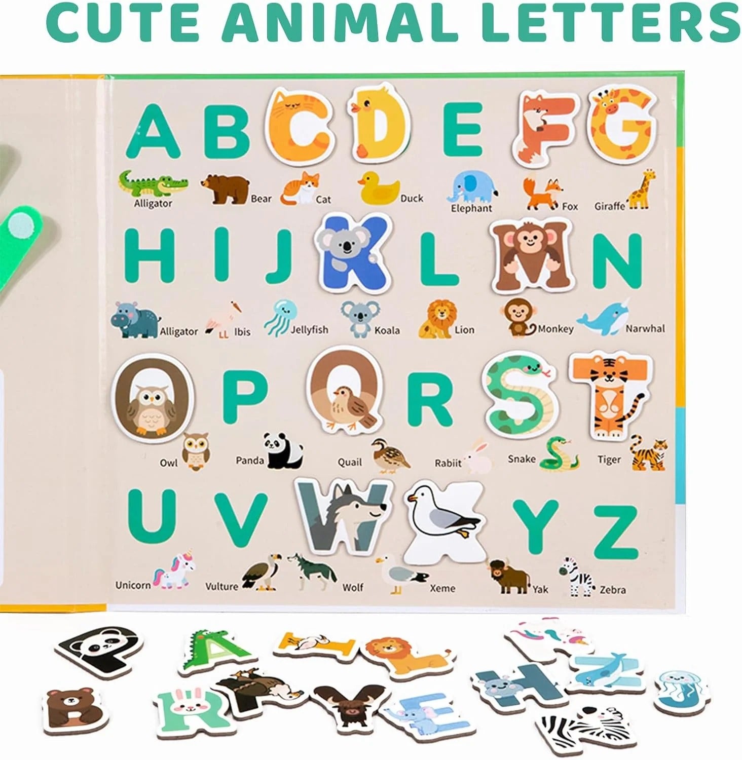 Study 2-in-1 Letter & Number Magnetic Board Book