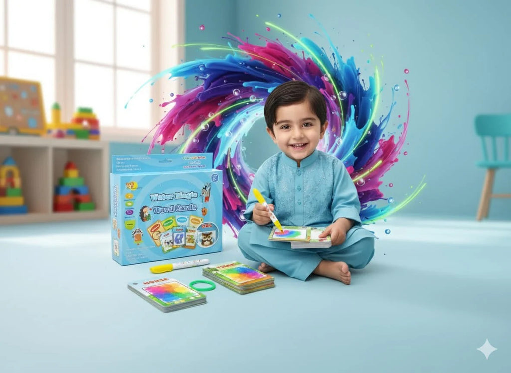 Water Doodle Learning Cards – 25 Reusable Cards