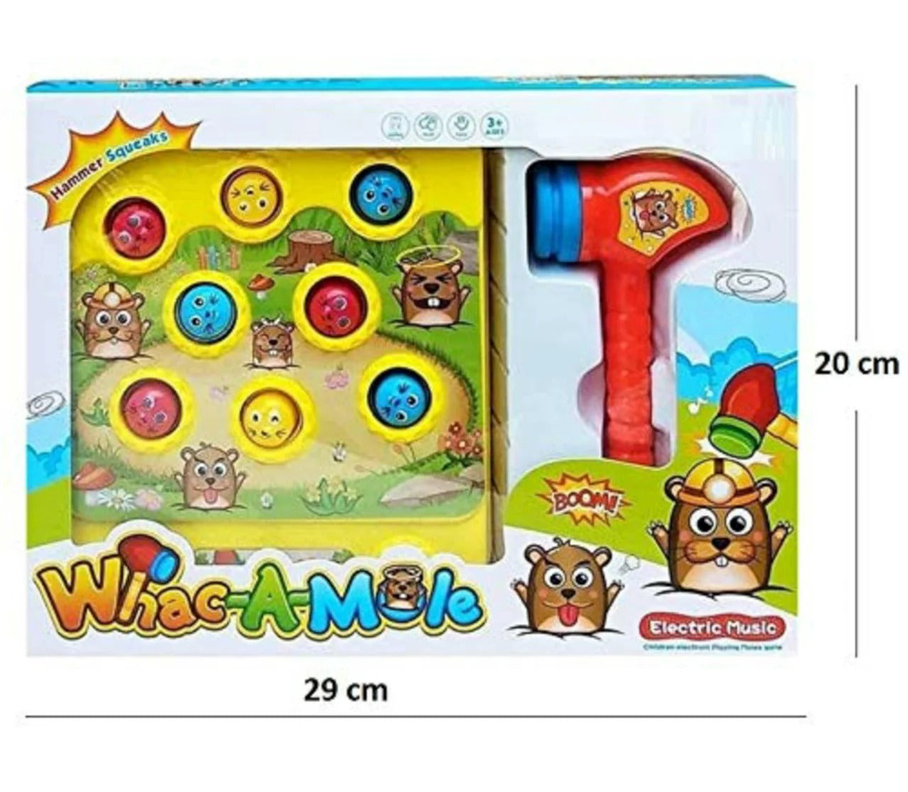 Fun Beat Whack A Mole Musical Set