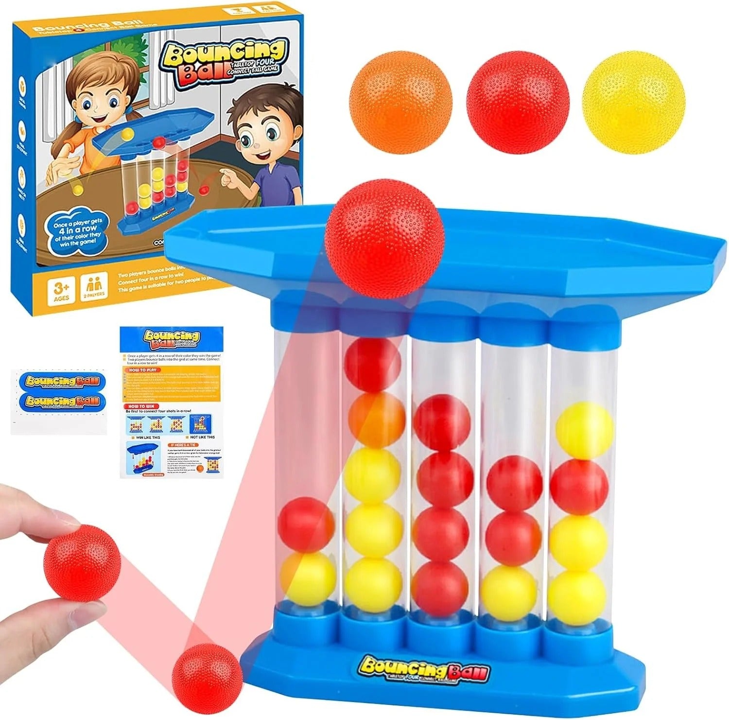 Bouncing Connect Four – The Classic Strategy Game with a Bouncy Twist!