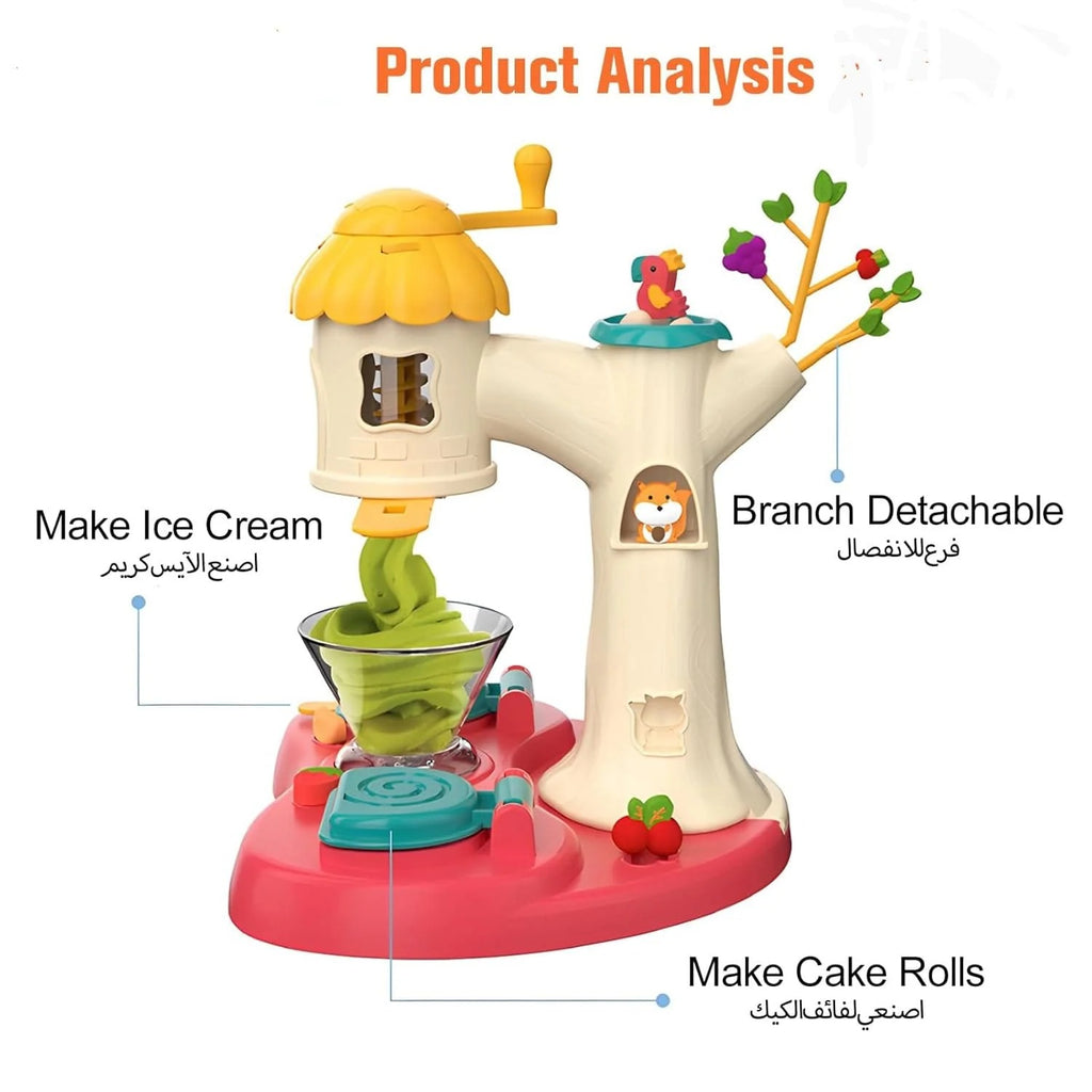 DIY Creative Ice Cream Play Dough Machine