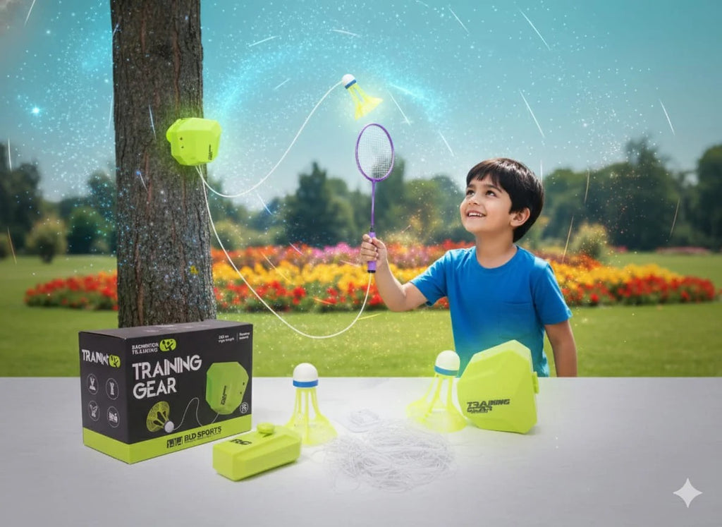 Badminton Training Gear with Remote Control (Racket Not Included)