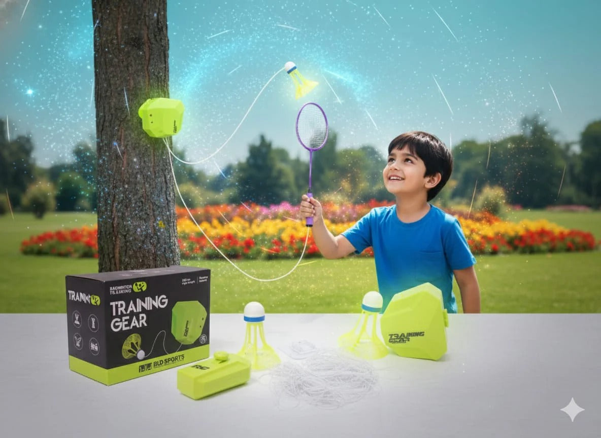Badminton Training Gear with Remote Control (Racket Not Included)