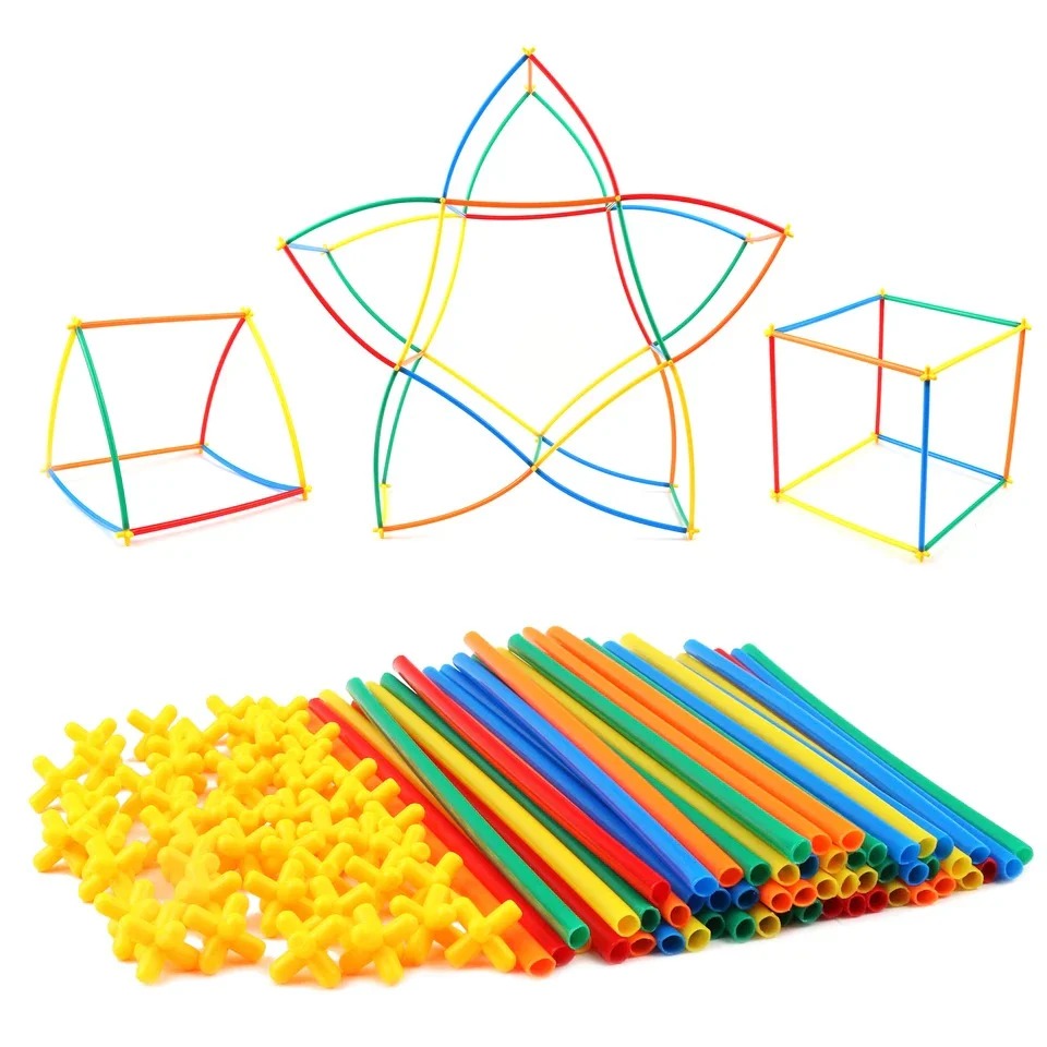 STEM Straw Building Construction Toy Set