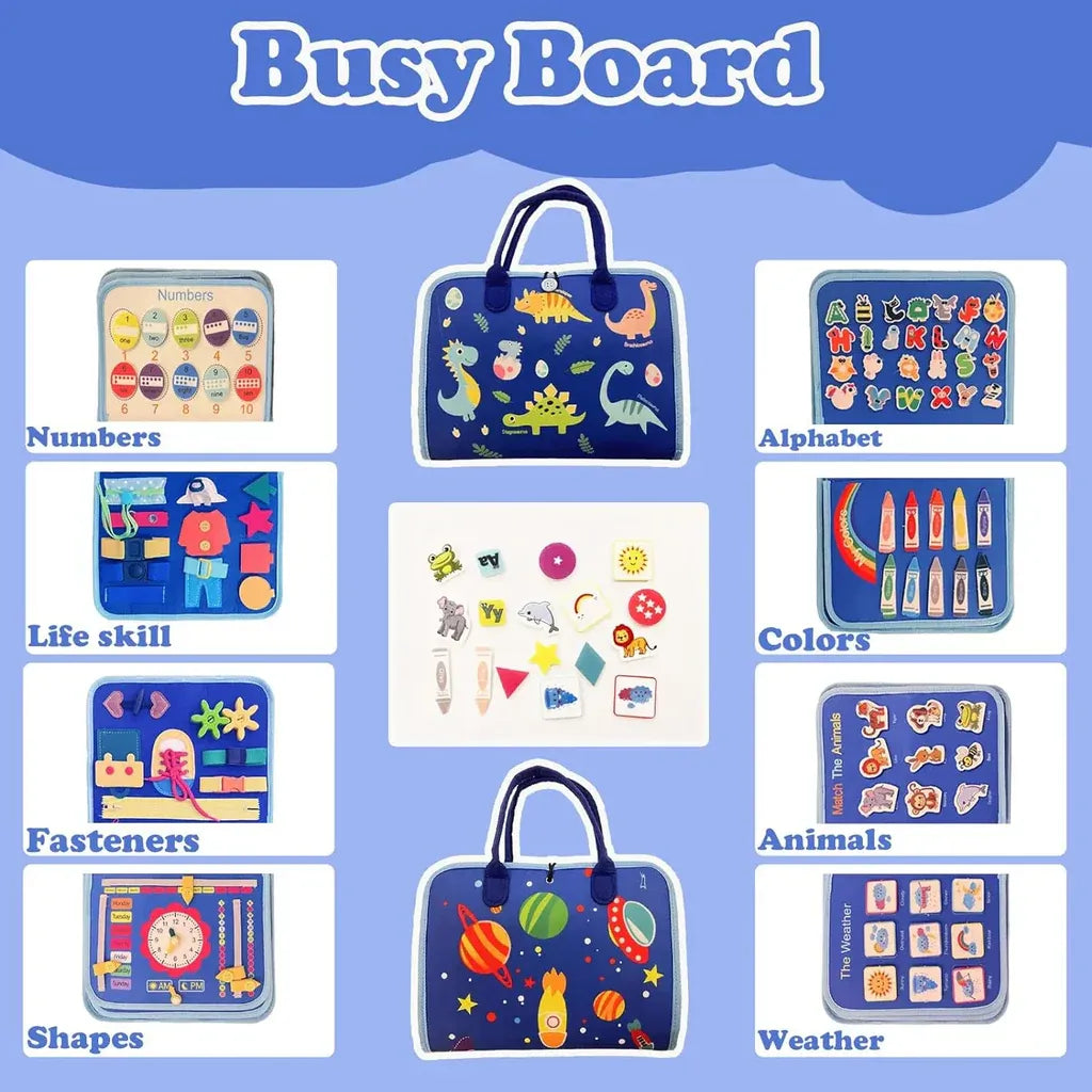 Busy Montessori Kit Sensory Book
