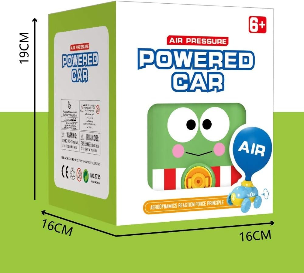 Air Pressure Balloon Powered Car Toy Set