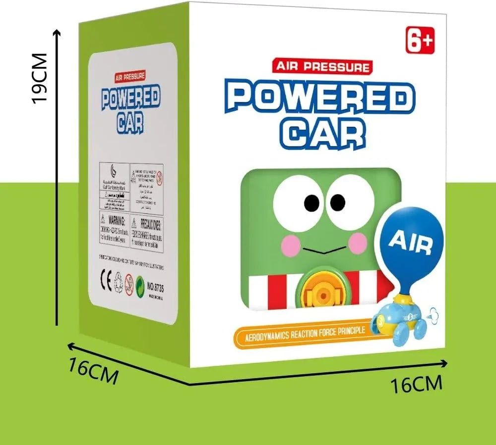Air Pressure Balloon Powered Car Toy Set