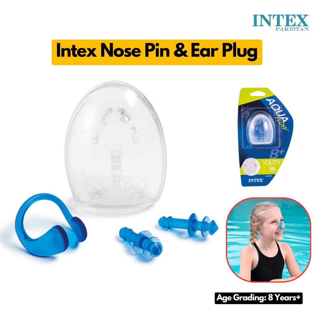 Intex Ear Plugs & Nose Clip Combo Set