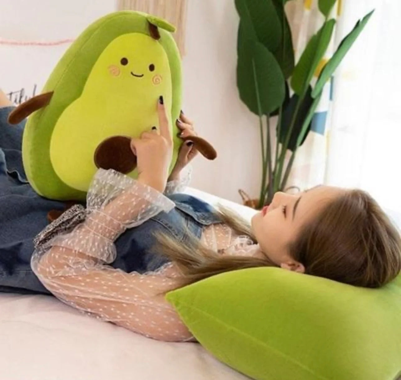 Cute Avocado Plush Soft Toy