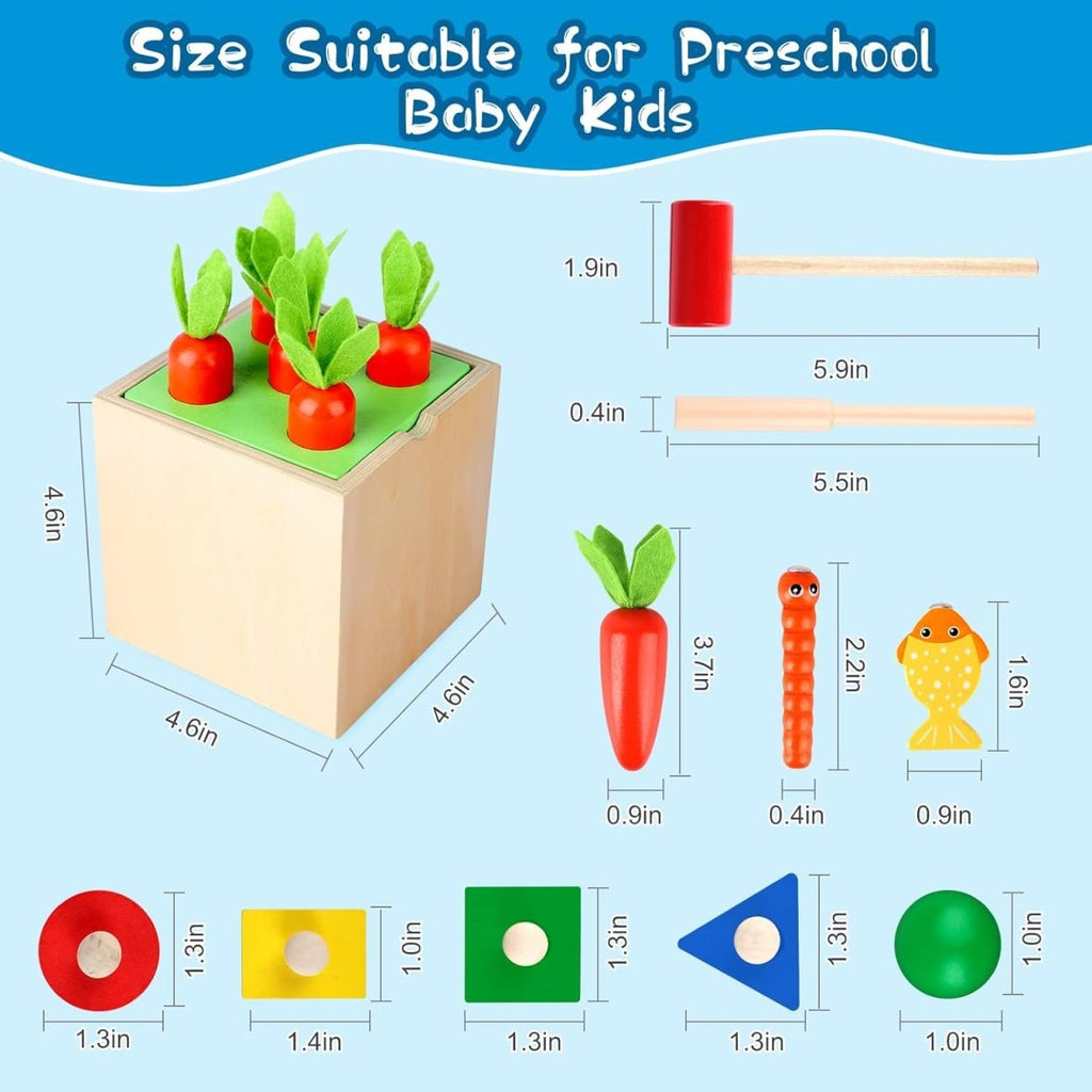 5-in-1 Wooden Montessori Toy