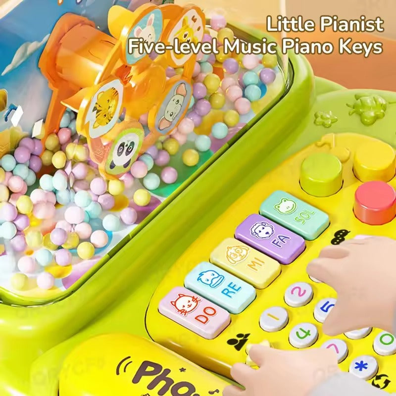 Multifunctional Telephone Piano Learning Toy