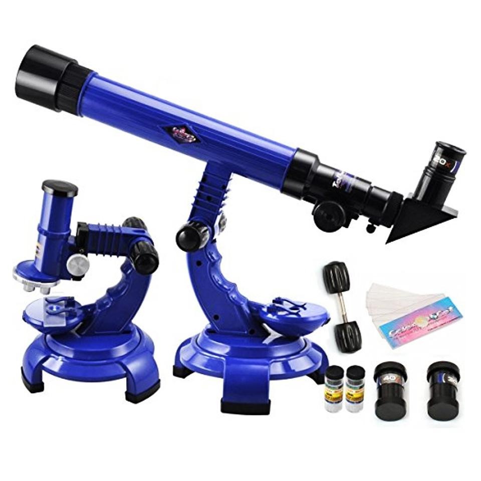 Telescope And Microscope Combo Set For Kids
