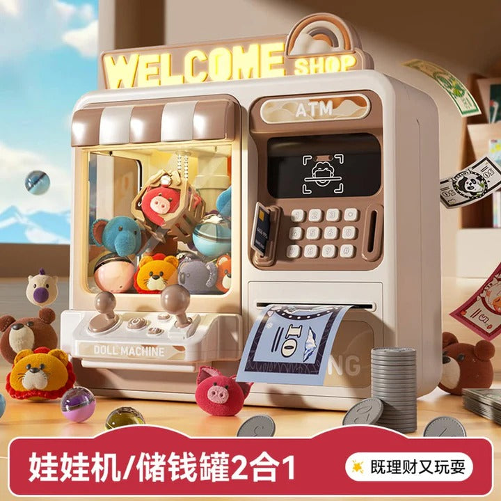 Multi-Functional 2-in-1 ATM Claw Machine