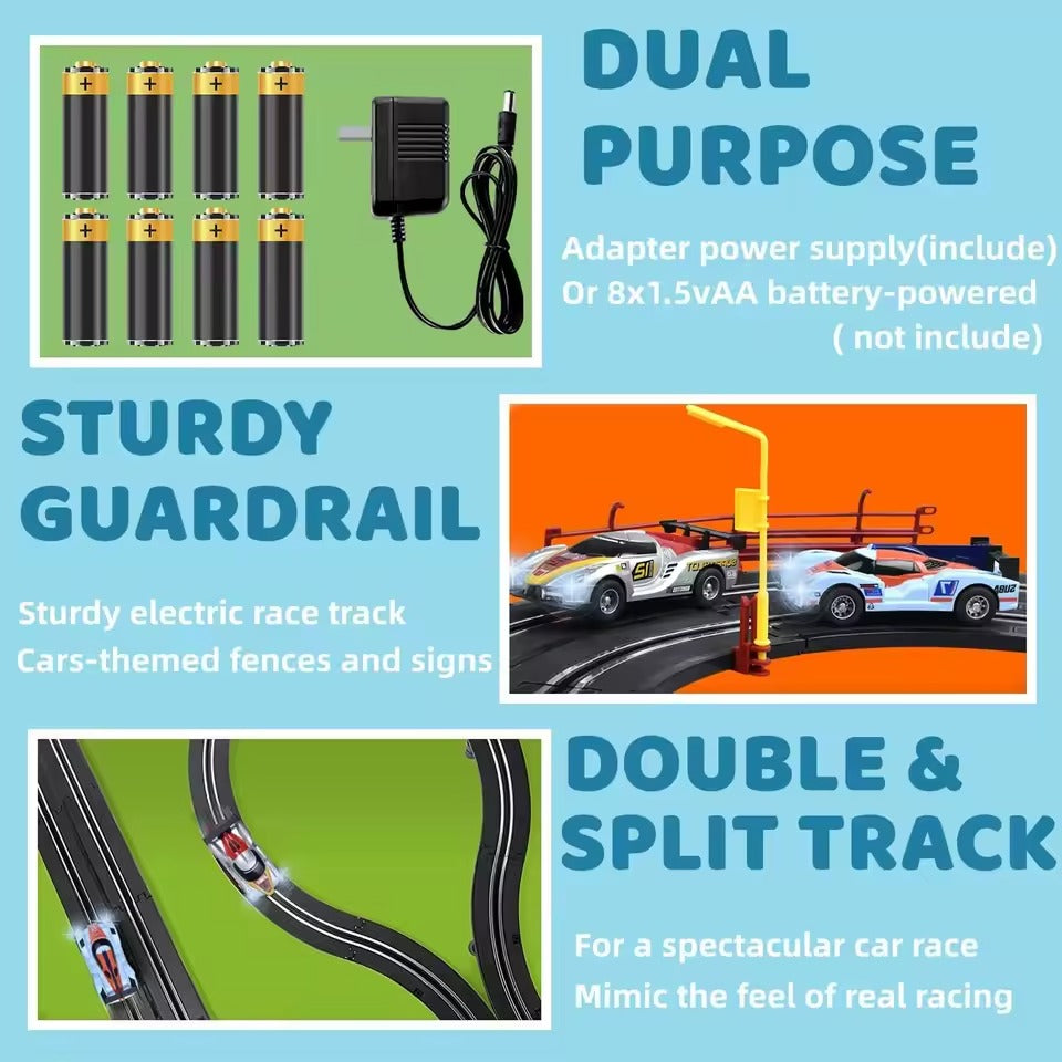 DIY Top Turbo Car Racing Track Set