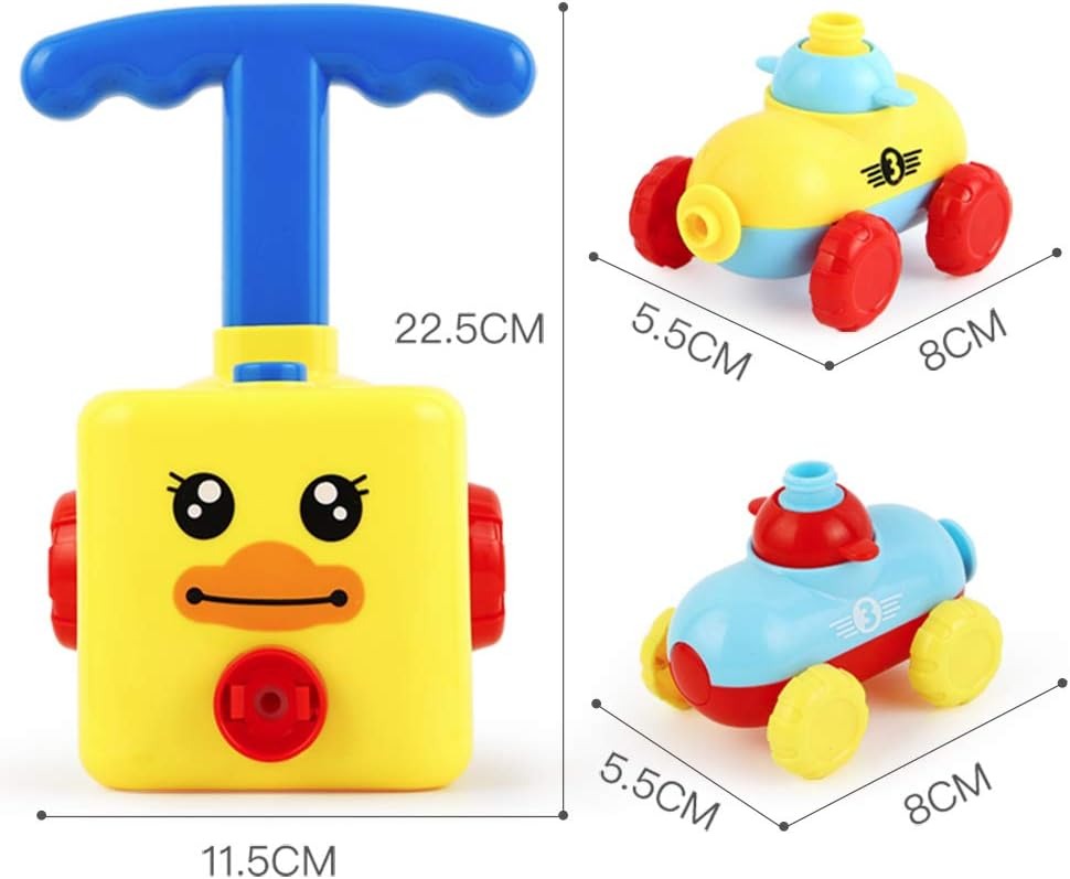 Air Pressure Balloon Powered Car Toy Set