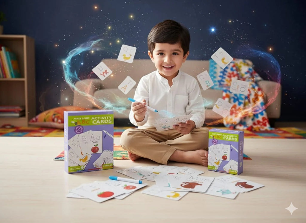 ABC, 123 & Word Write and Wipe Activities Cards