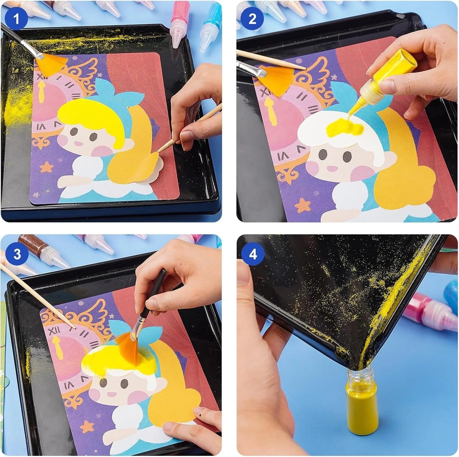Magical Unicorn Sand Art Painting Kit