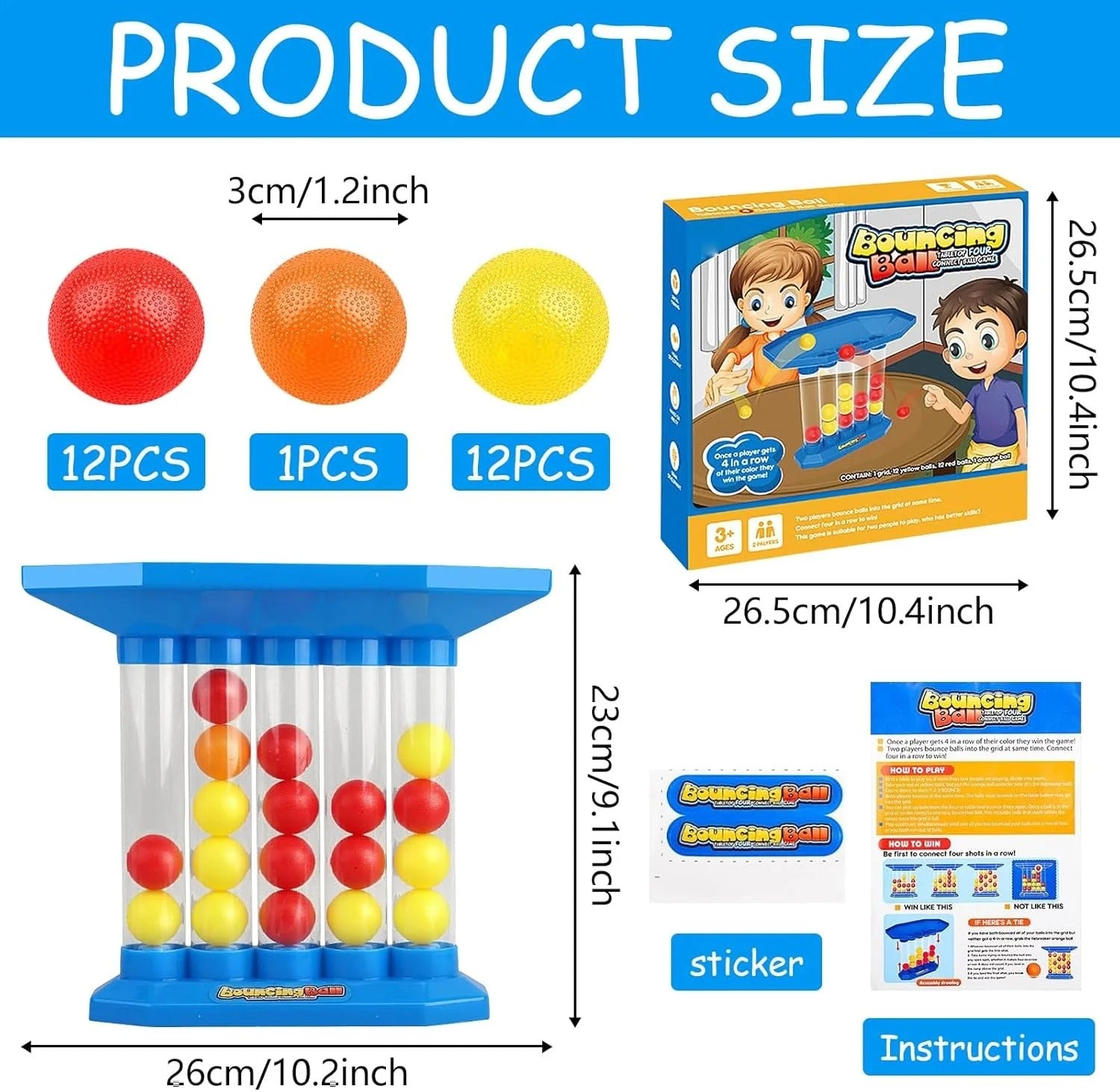 Bouncing Connect Four – The Classic Strategy Game with a Bouncy Twist!