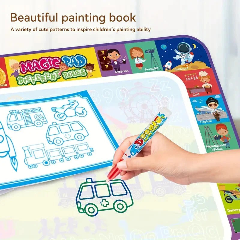 Large Size Magic Water Drawing Mat with accesories