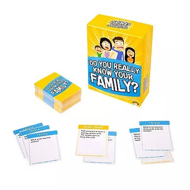 Do You Really know your Family ? Family board game