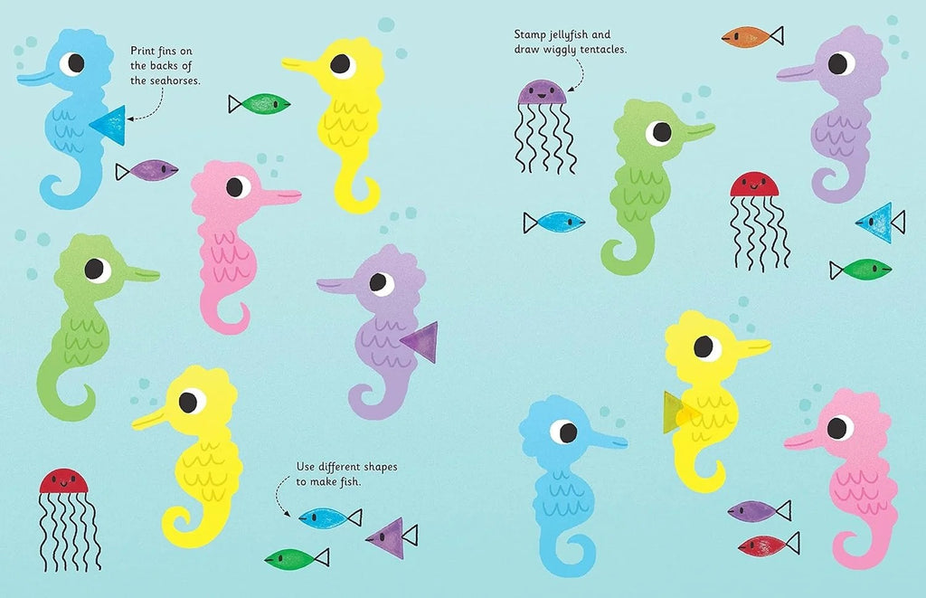 64 Page Rubber Stamp Activities Book