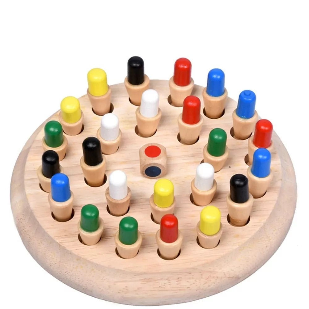 Wooden Memory Match Stick Game