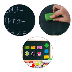 🧩 2 in 1 Montessori Magnetic Puzzle & Drawing Board