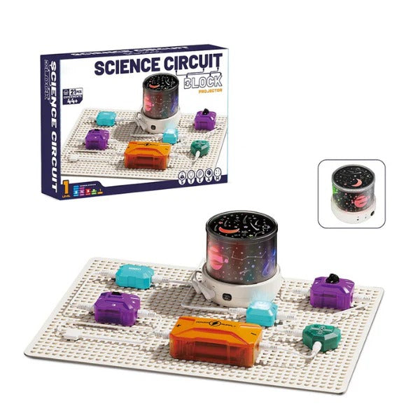 21 Pcs Electric Projector Science Circuit Block