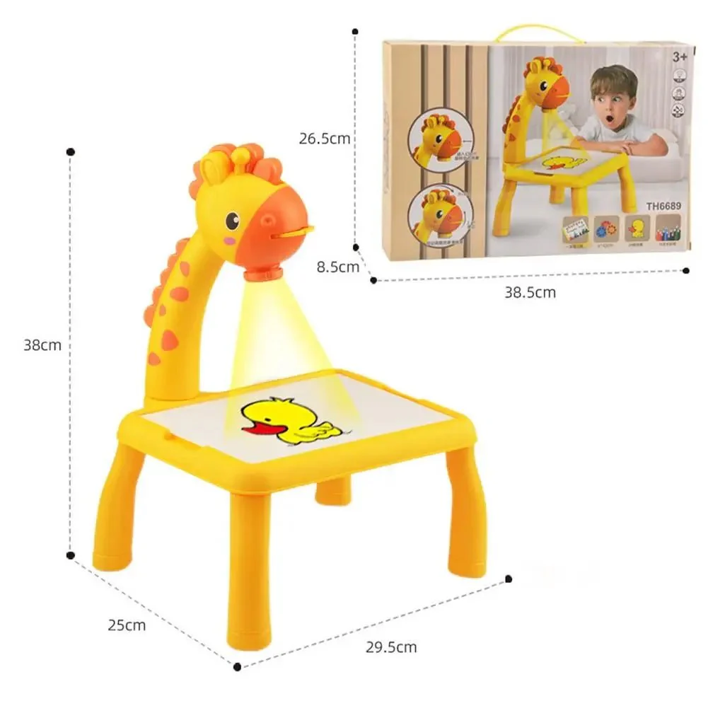Giraffe Glow & Graffiti Study Table