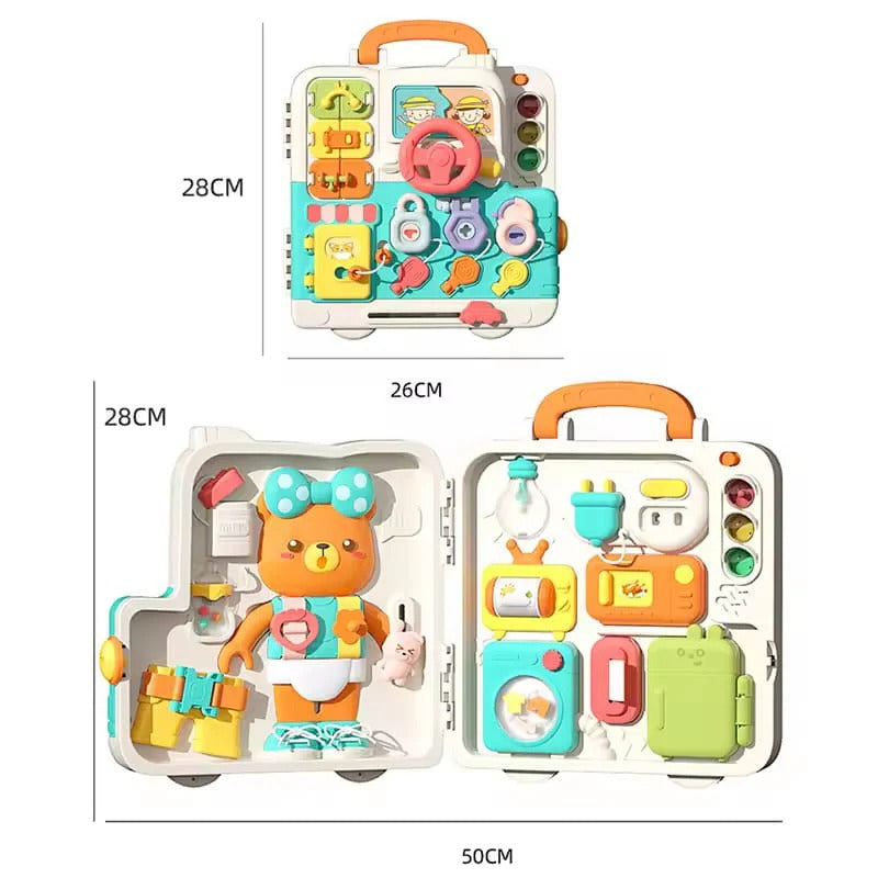 Multi-activity Sensory Light and Sound Busy Board