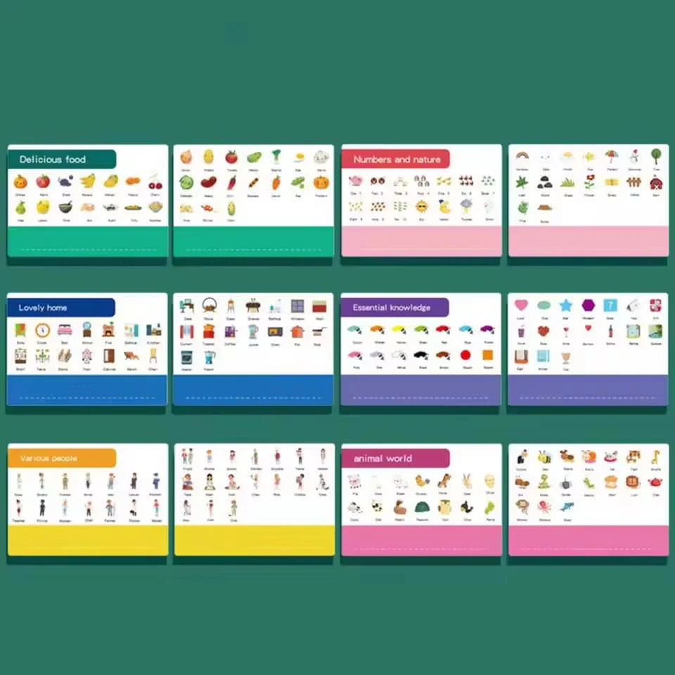 6-in-1 Magnetic Recognize Word Learning Kit with Marker