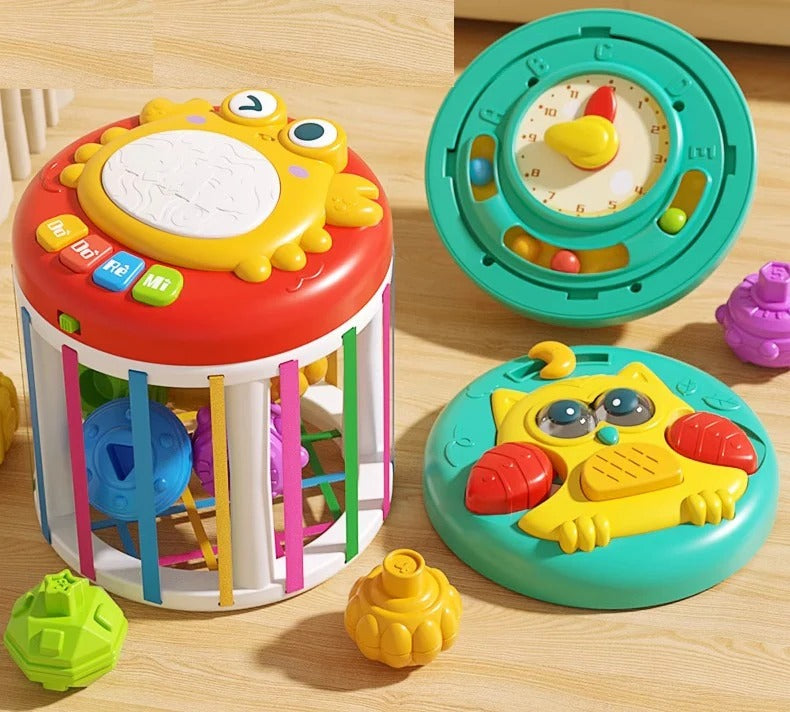 Hand Beat Drum Shape Stacking Activity Cylinder